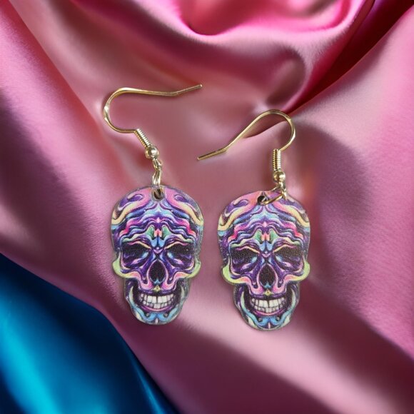 Skeleton Earrings - Picture 2 of 2